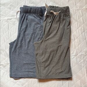 Hanna Andersson Blue and Gray( NWT ) Soft Knit Shorts Set